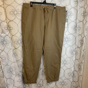 Goodfellow & Co Men's Light Brown Jogger Elastic Waist & Ankle Size XL